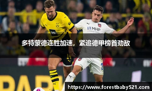 多特蒙德连胜加速，紧追德甲榜首劲敌